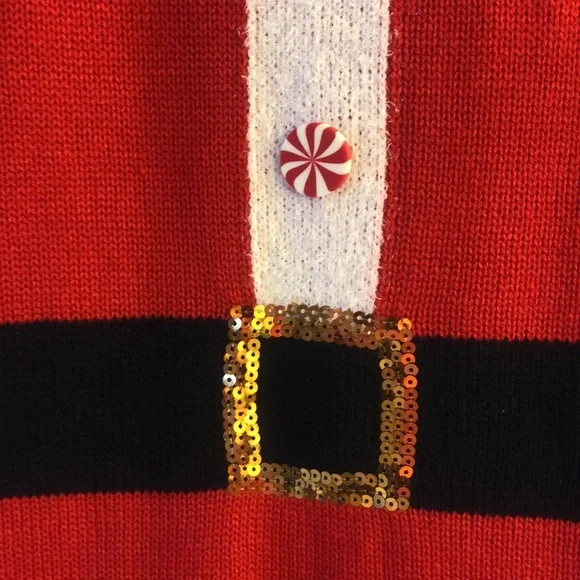 NWT No Boundaries Santa Dress Holiday Christmas Santa Claus Elf - Picture 2 of 5